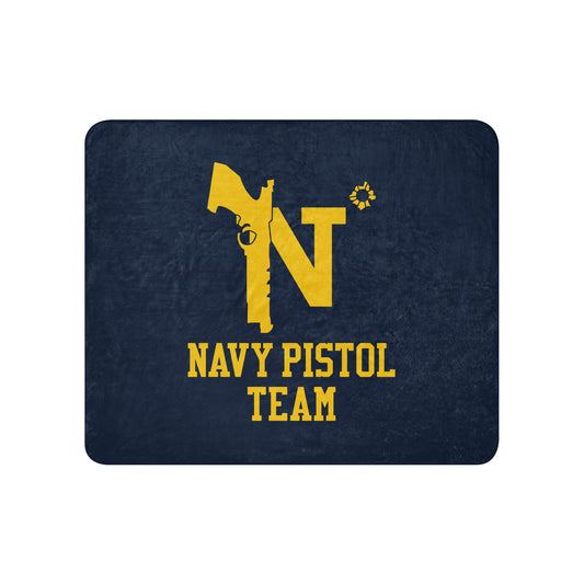 Sherpa Blanket | USNA Pistol Team | Crest Logo