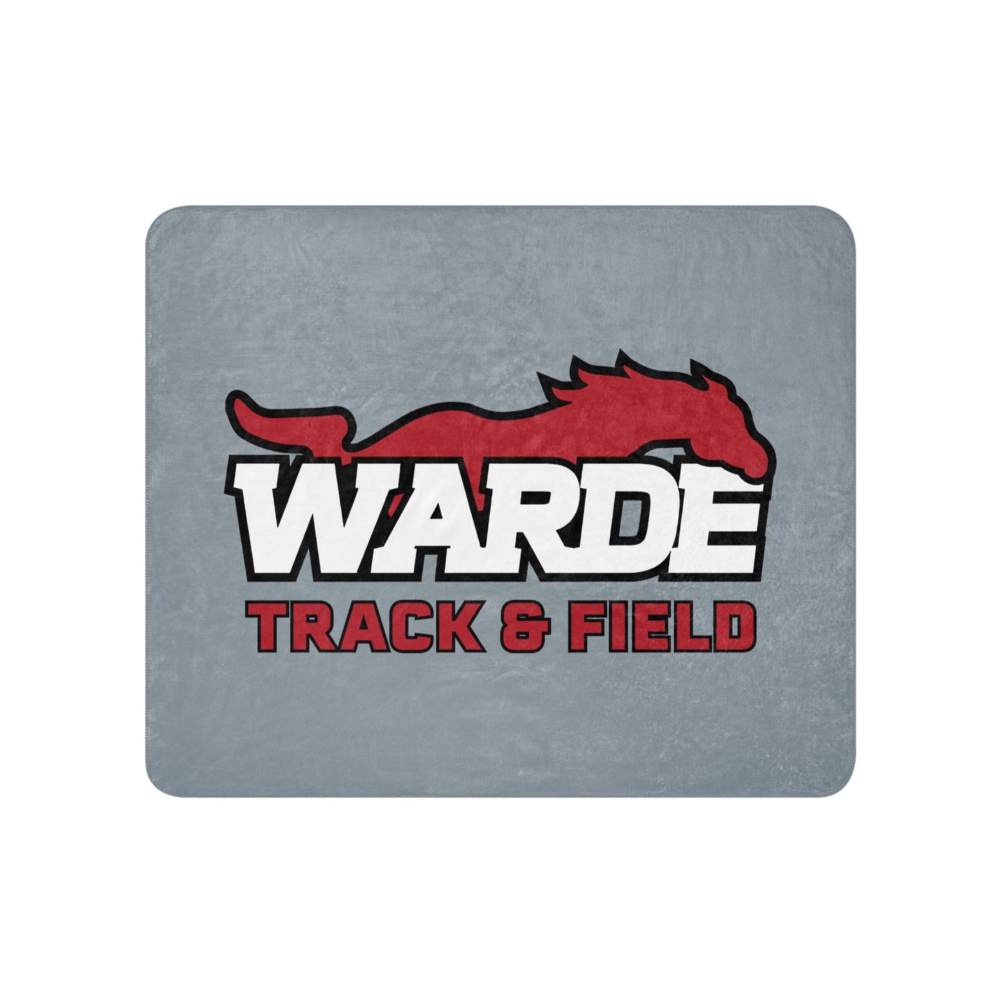 Sherpa Blanket | Warde Track and Field | Alt Logo