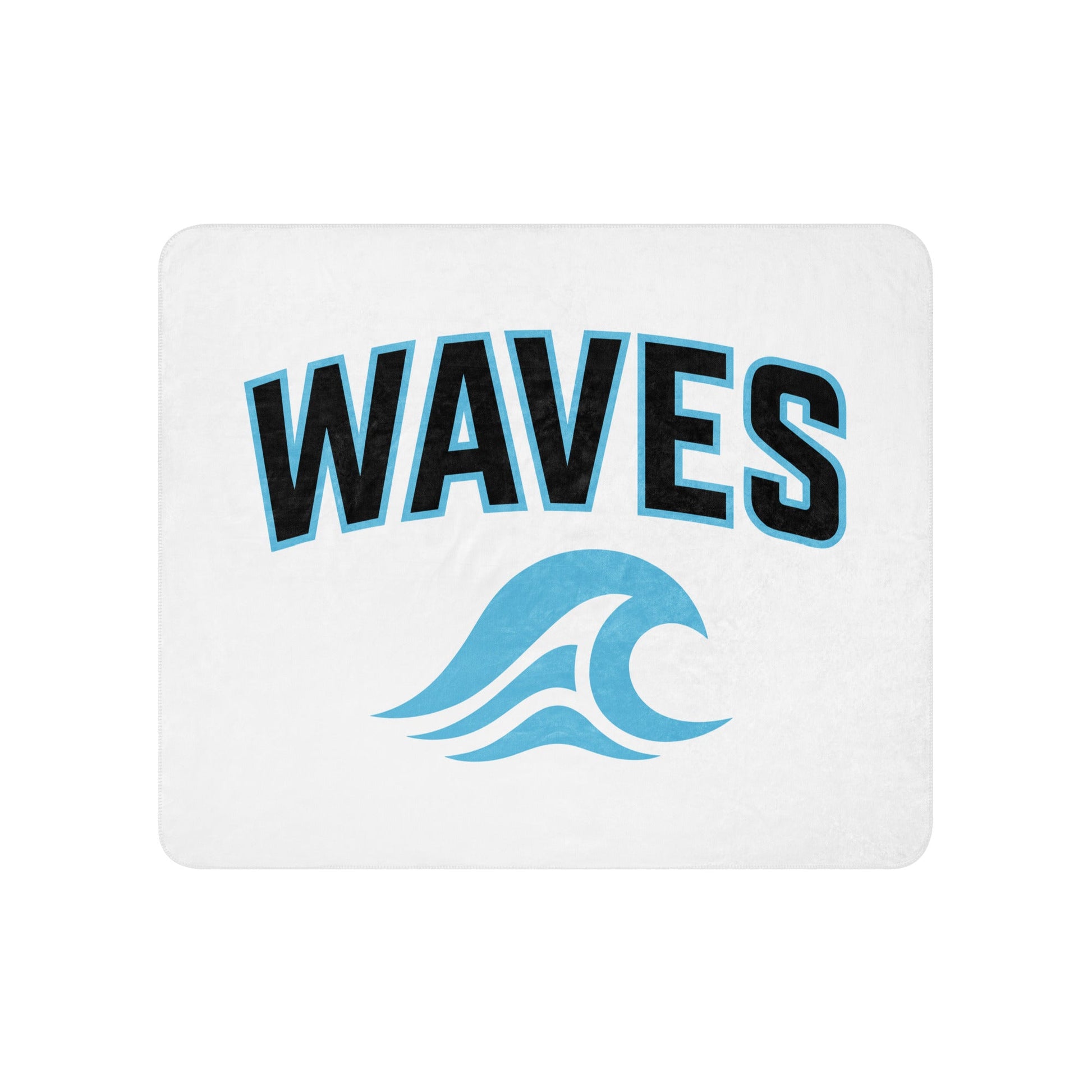 Sherpa Blanket | Waves Basketball