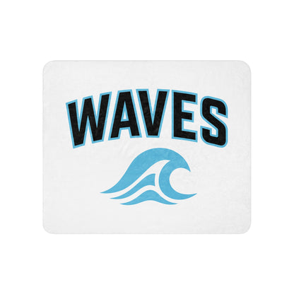 Sherpa Blanket | Waves Basketball