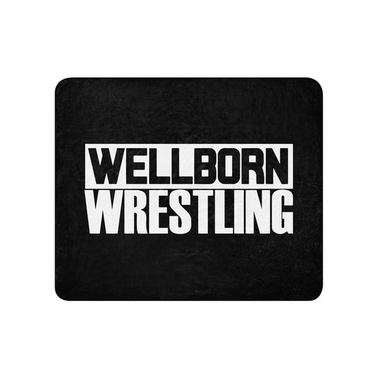 Sherpa Blanket | Wellborn Youth Wrestling | Script Logo