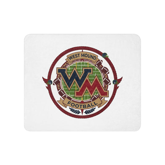 Sherpa Blanket | West Mound Stars | Badge Logo