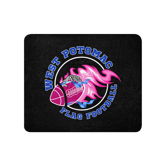 Sherpa Blanket | West Potomac Flag Football | Crest Logo