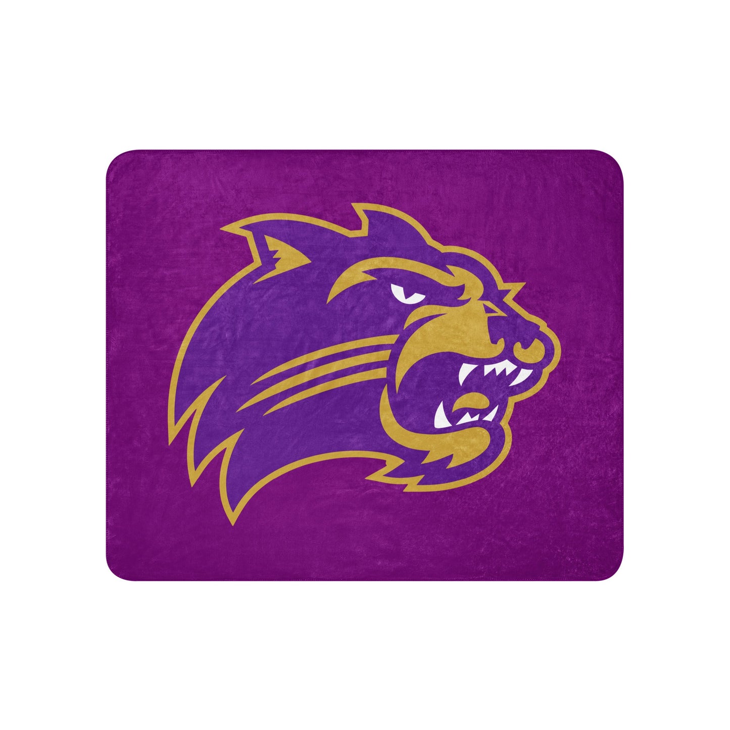 Sherpa Blanket | Western Carolina Ultimate | Wildcats Crest Logo