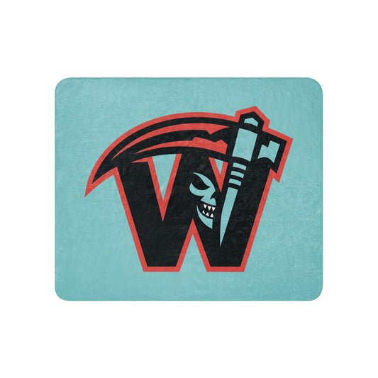 Sherpa Blanket | Wichita Reapers | W Logo