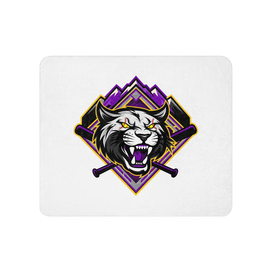Sherpa Blanket | Wildcats Softball | Crest Logo
