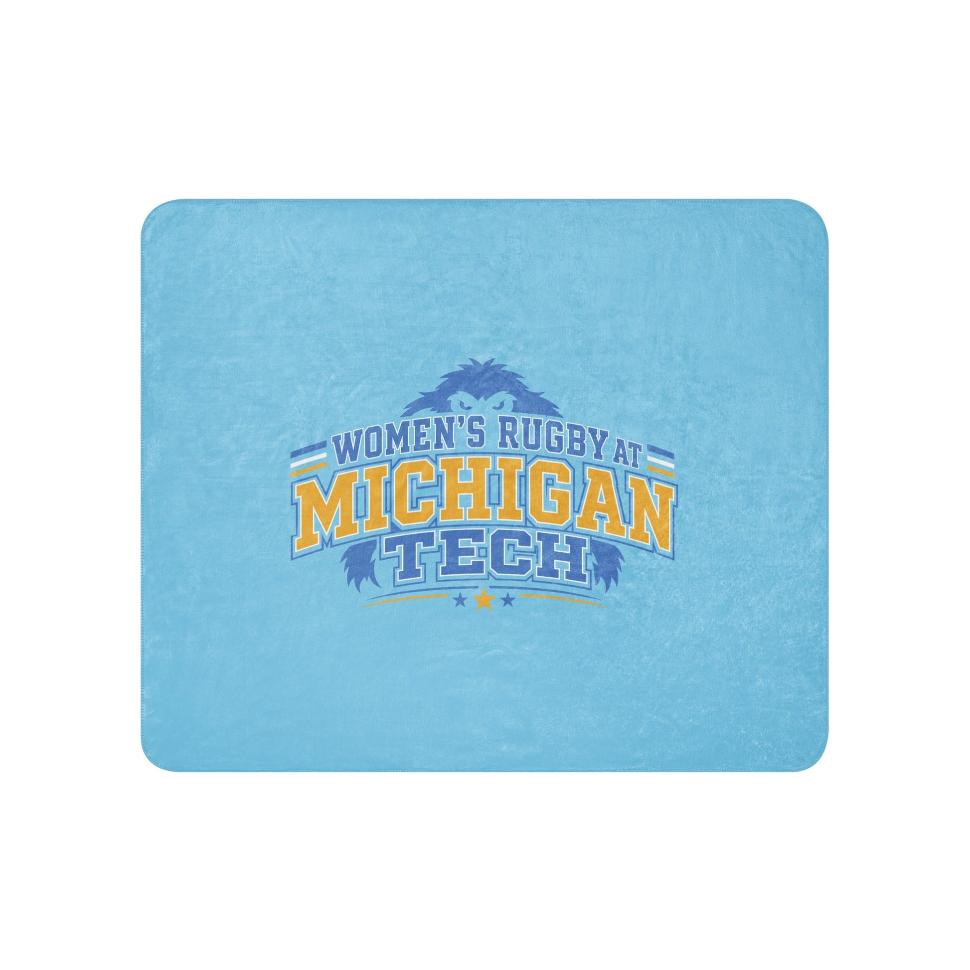 Sherpa Blanket | Women’s Rugby at Michigan Tech | Varsity Crest Logo