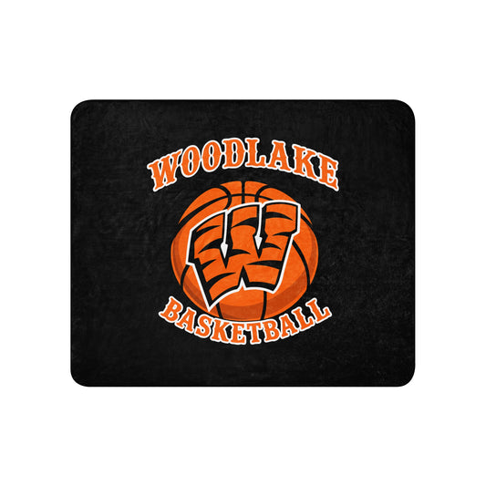 Sherpa Blanket | Woodlake Boys Basketball | Athletics Logo
