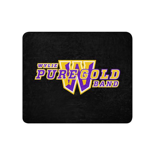 Sherpa Blanket | Wylie ISD | Pure Gold Logo