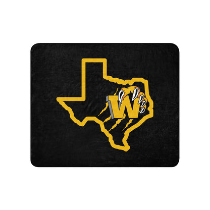 Sherpa Blanket | WYSA | Texas Logo