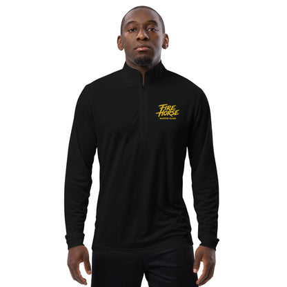 Signature | Adidas Quarter-Zip Pullover | Fire Horse Masters | Script Logo