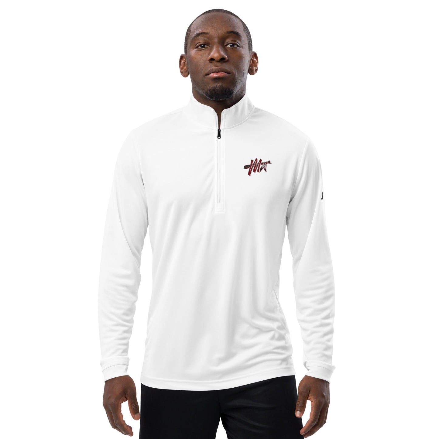 Signature | Adidas Quarter - Zip Pullover | Mohawks | M - Mark Logo