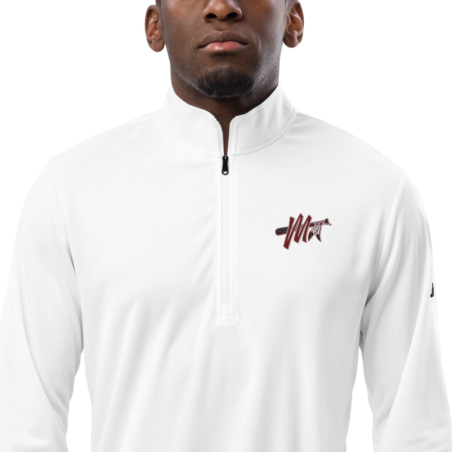Signature | Adidas Quarter - Zip Pullover | Mohawks | M - Mark Logo