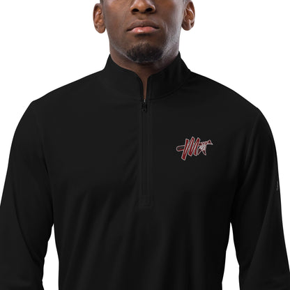 Signature | Adidas Quarter - Zip Pullover | Mohawks | M - Mark Logo