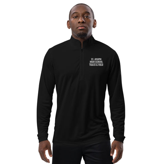 Signature | Adidas Quarter-Zip Pullover | St. Joseph High School - Track & Field | Crest Logo