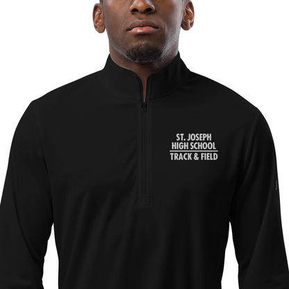 Signature | Adidas Quarter-Zip Pullover | St. Joseph High School - Track & Field | Crest Logo