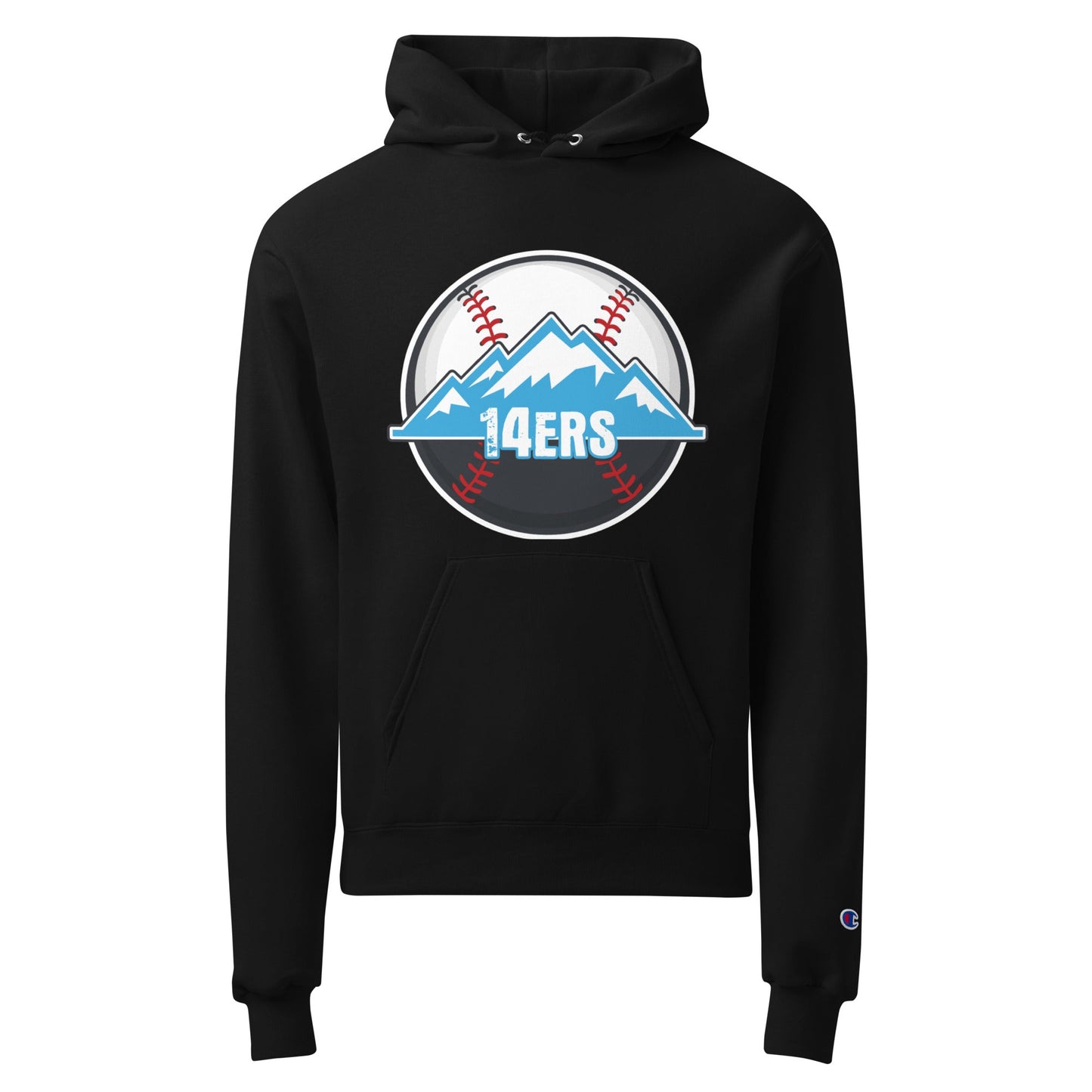 Signature | Champion Hoodie | 14ers Baseball | Athletics Logo