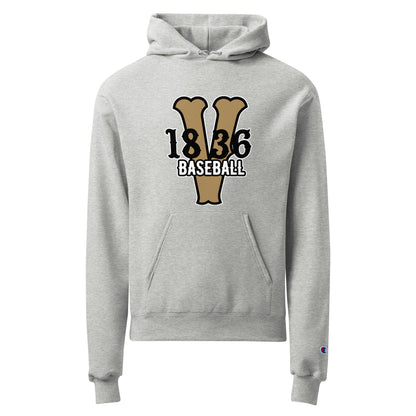 Signature | Champion Hoodie | 1836 Volunteers Baseball | Crest Logo