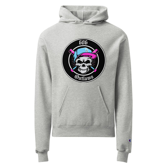 Signature | Champion Hoodie | 606 Outlaws Baseball | Badge Logo