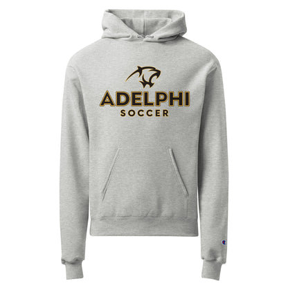 Signature | Champion Hoodie | Adelphi Womens Soccer | Vanguard Mark Logo