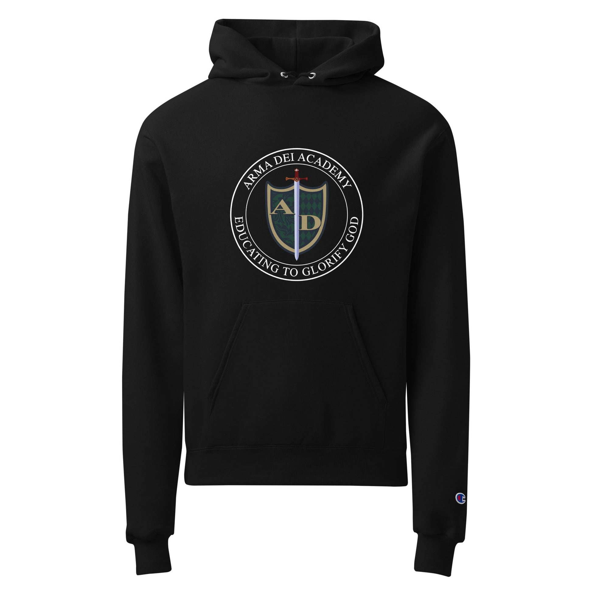 Signature | Champion Hoodie | Arma Dei Academy | Emblem