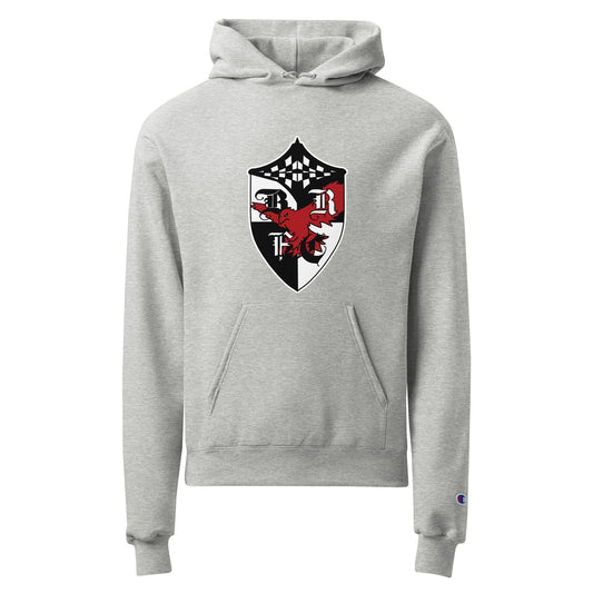 Signature | Champion Hoodie | Bard College Rugby Football Club | Raptor Logo