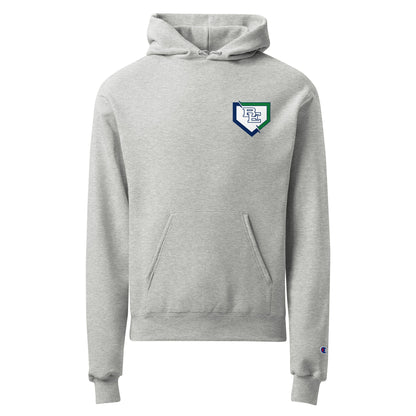 Signature | Champion Hoodie | BE Softball | Plate Logo