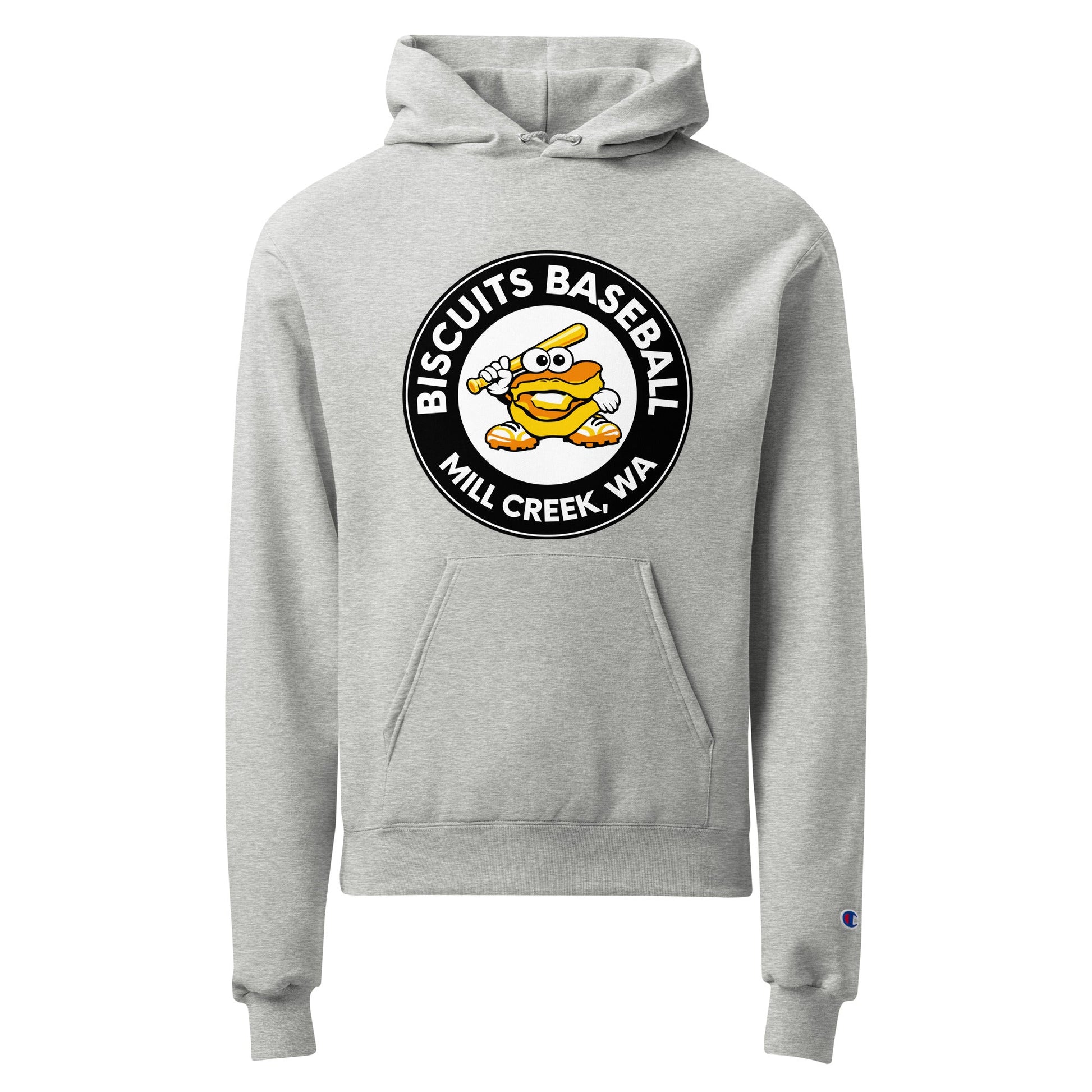 Signature | Champion Hoodie | Biscuits Baseball MCLL | Mascot Logo