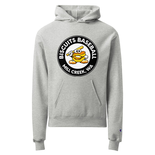 Signature | Champion Hoodie | Biscuits Baseball MCLL | Mascot Logo