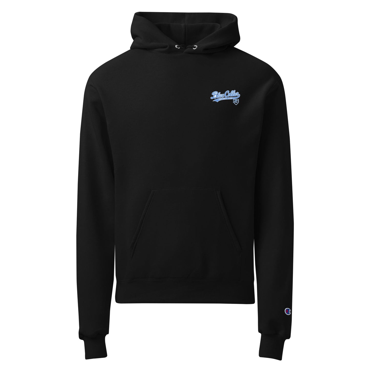 Signature | Champion Hoodie | Blue Collar Softball 2034 | Ironclad Logo