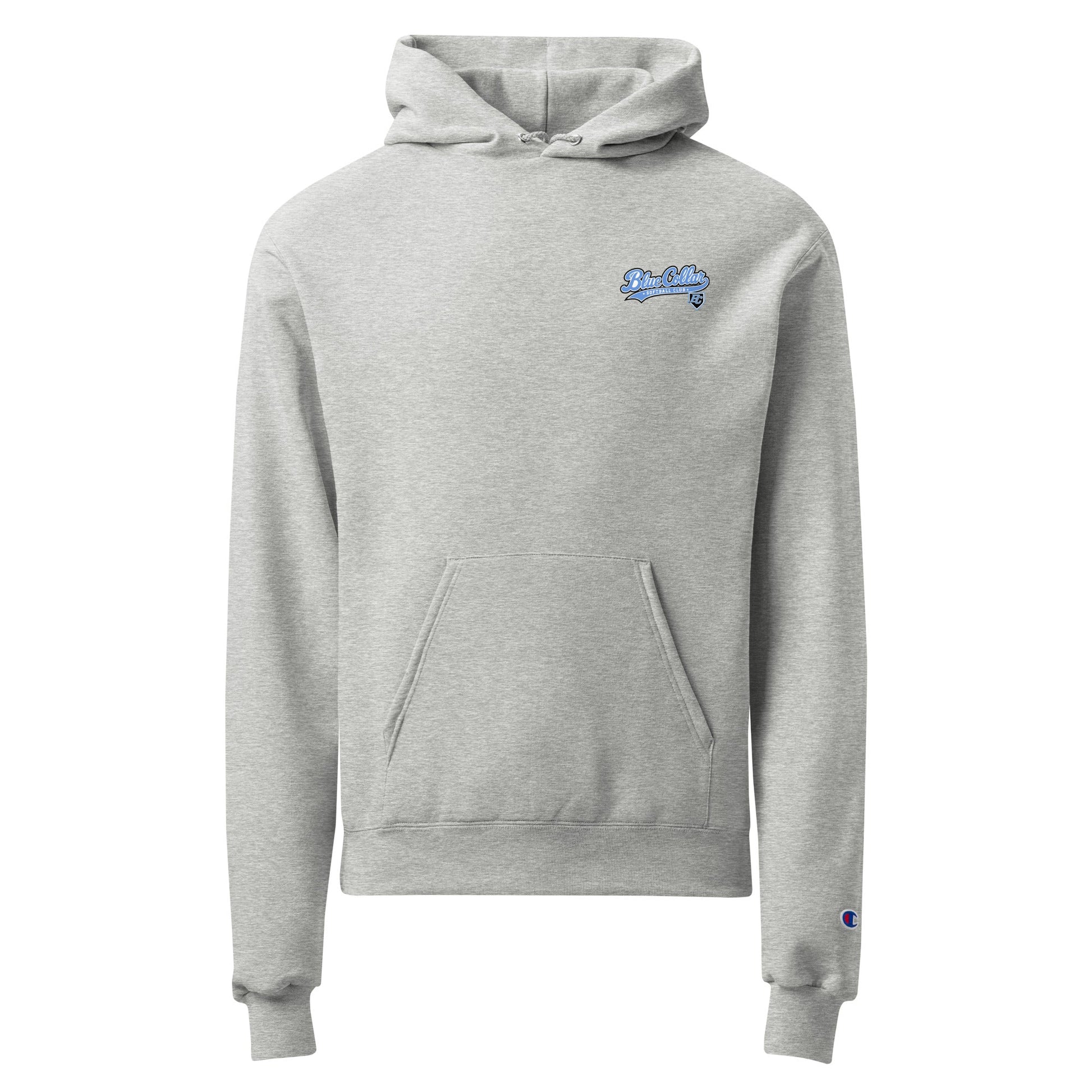 Signature | Champion Hoodie | Blue Collar Softball 2034 | Ironclad Logo