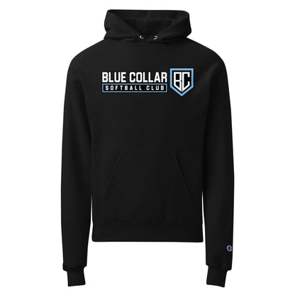 Signature | Champion Hoodie | Blue Collar Softball 2034 | Vanguard Logo