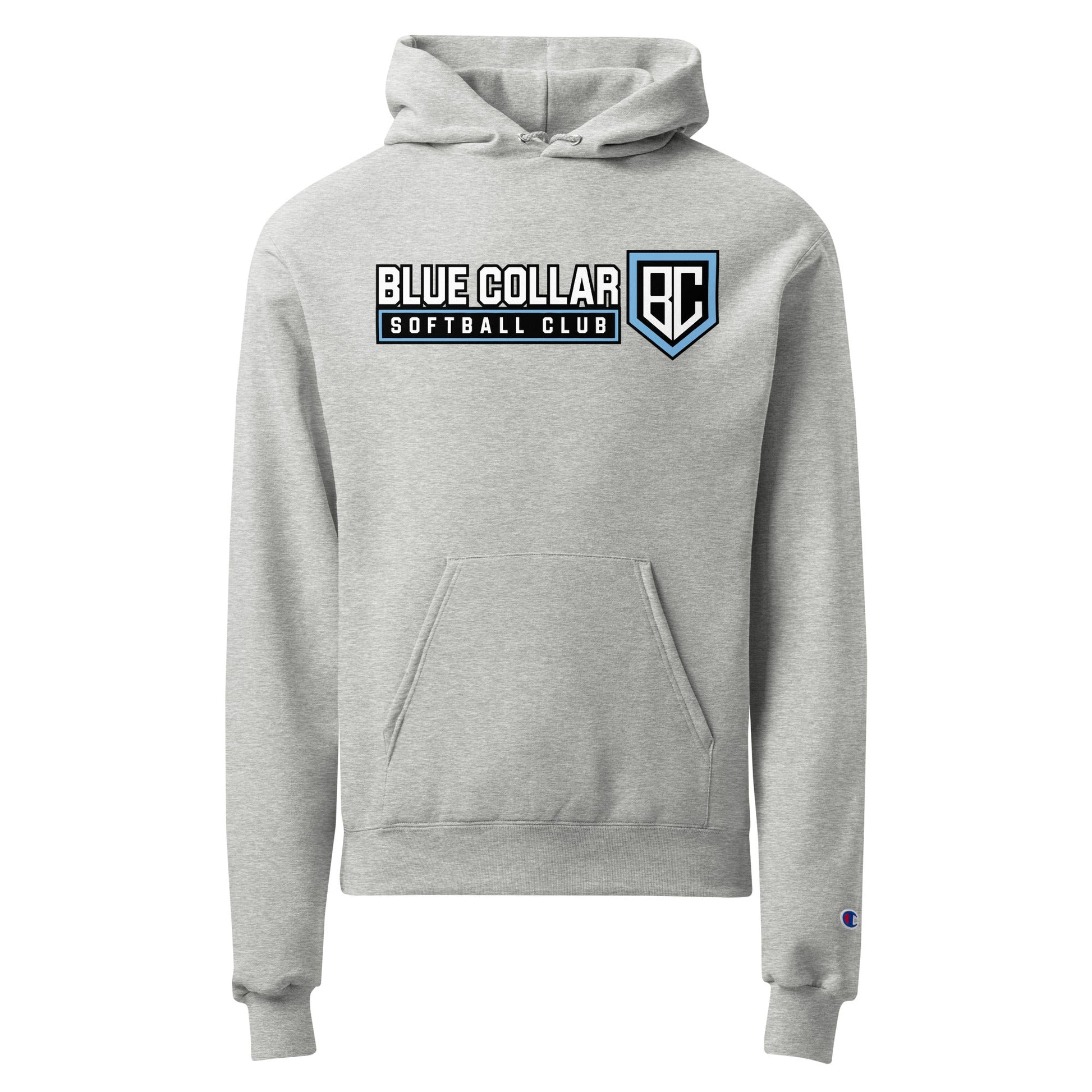 Signature | Champion Hoodie | Blue Collar Softball 2034 | Vanguard Logo