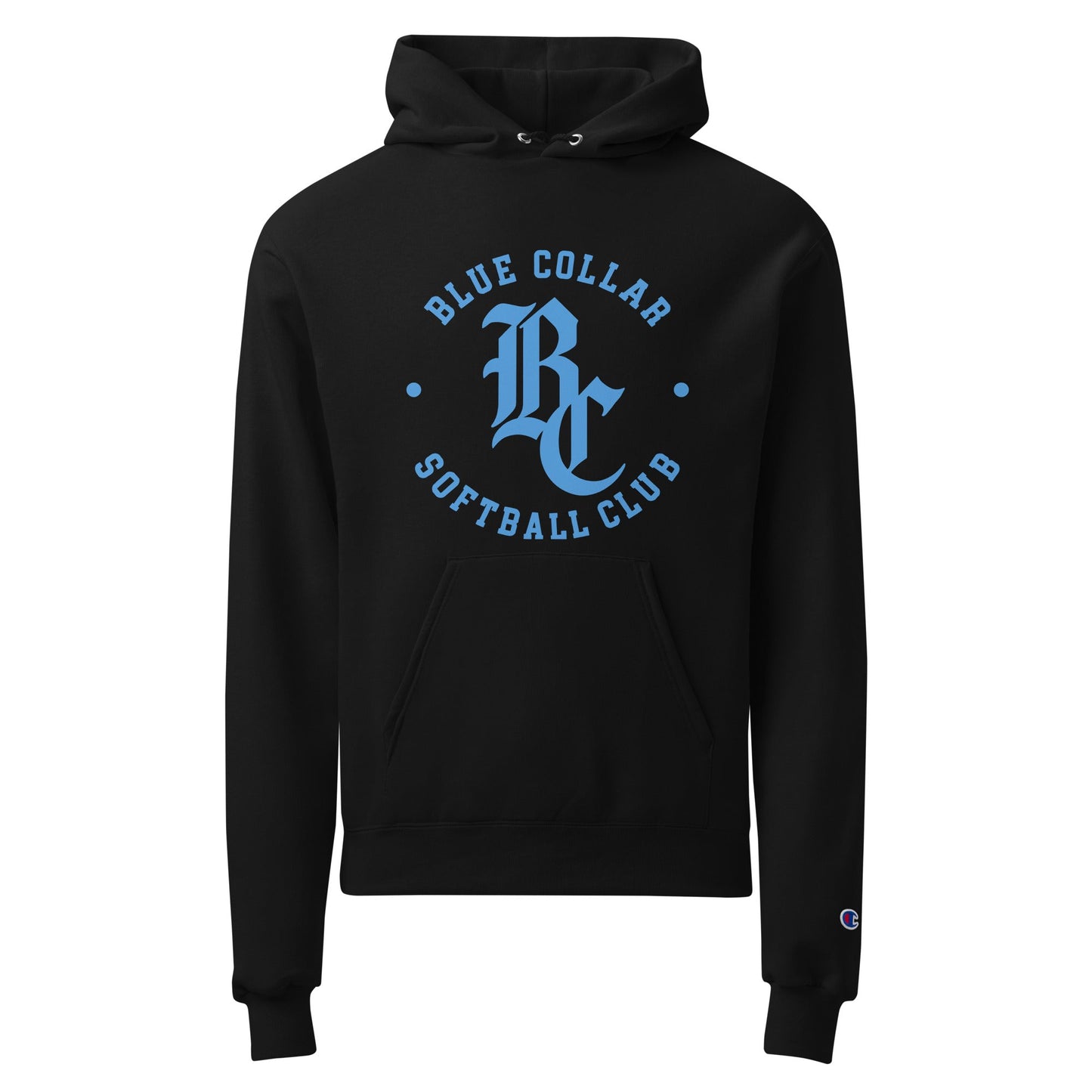 Signature | Champion Hoodie | Blue Collar Softball 2034 | Varsity Logo
