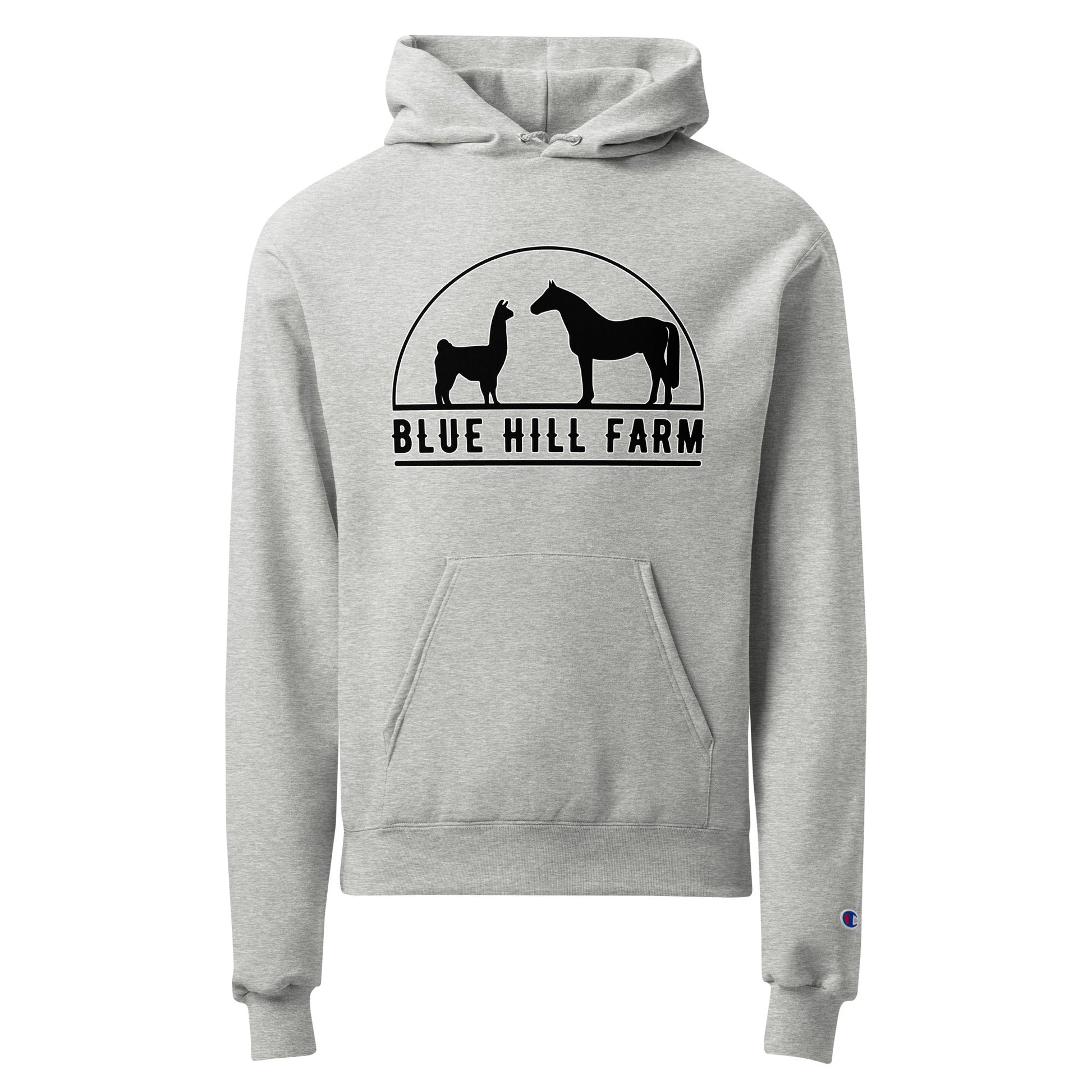 Signature | Champion Hoodie | Blue Hill Farm | Highland Silhouette Logo
