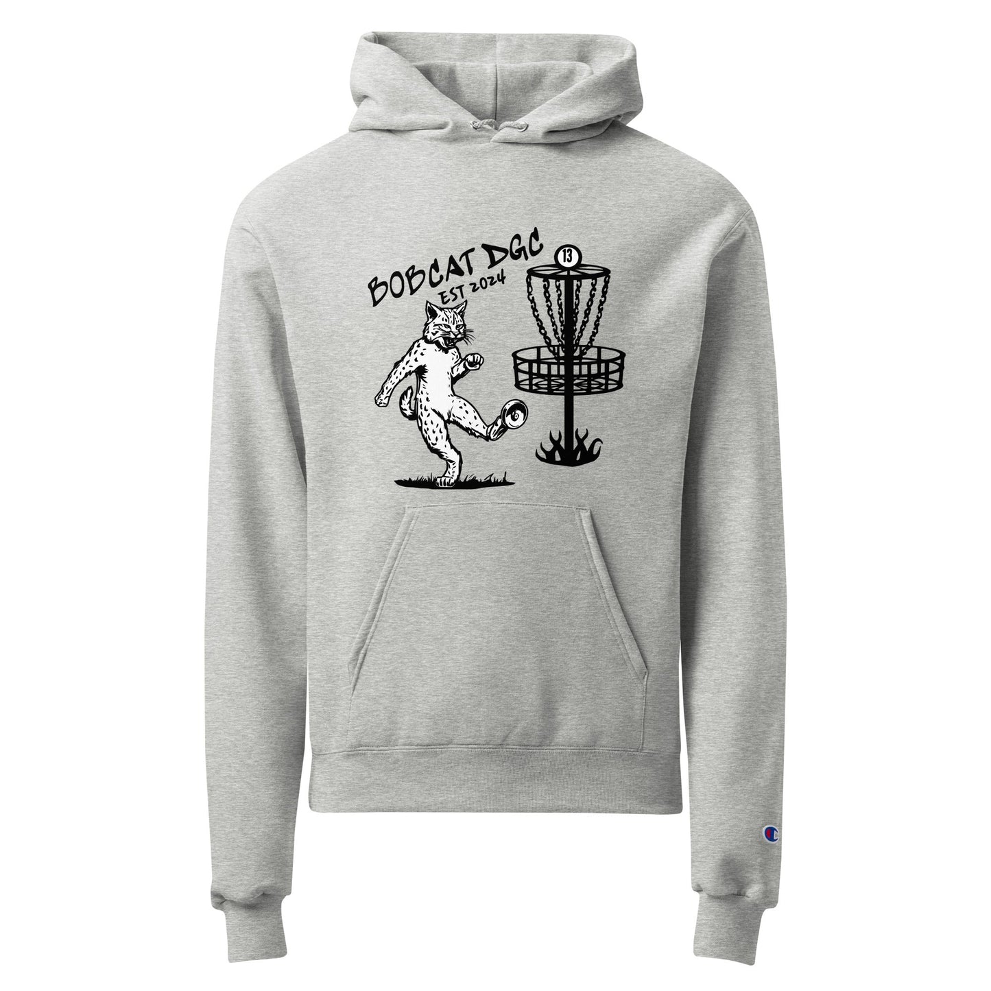 Signature | Champion Hoodie | Bobcat DGC | Predator Disc Golf Logo
