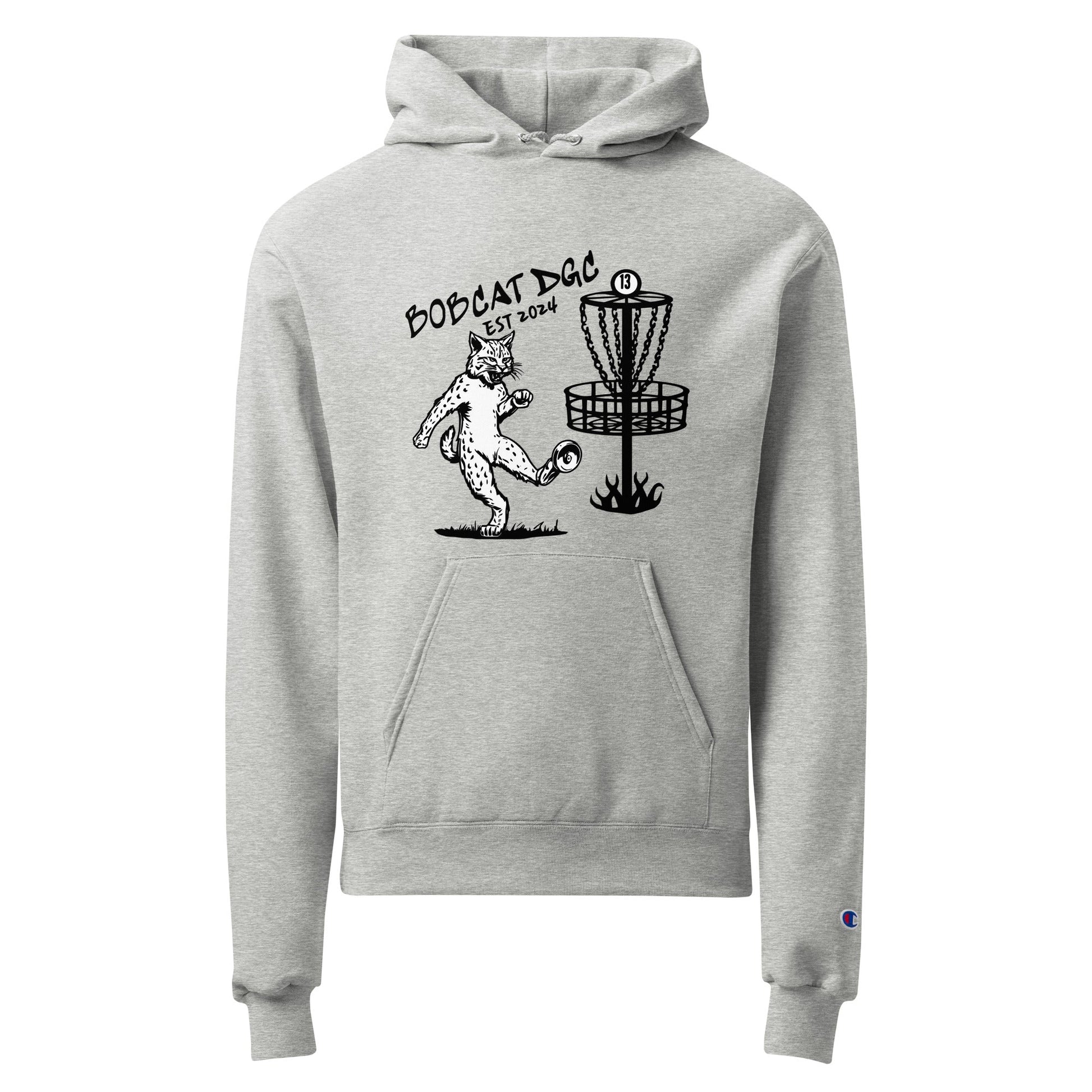 Signature | Champion Hoodie | Bobcat DGC | Predator Disc Golf Logo