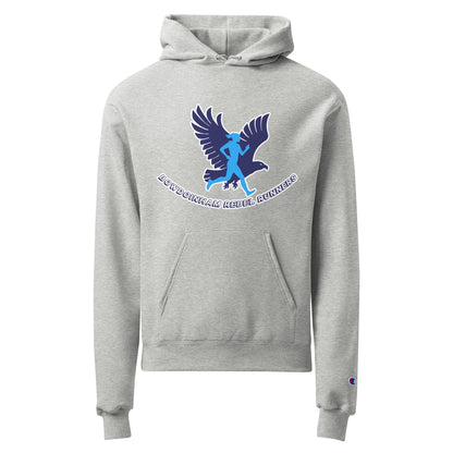 Signature | Champion Hoodie | Bowdoinham Rebel Runners | Emblem Logo