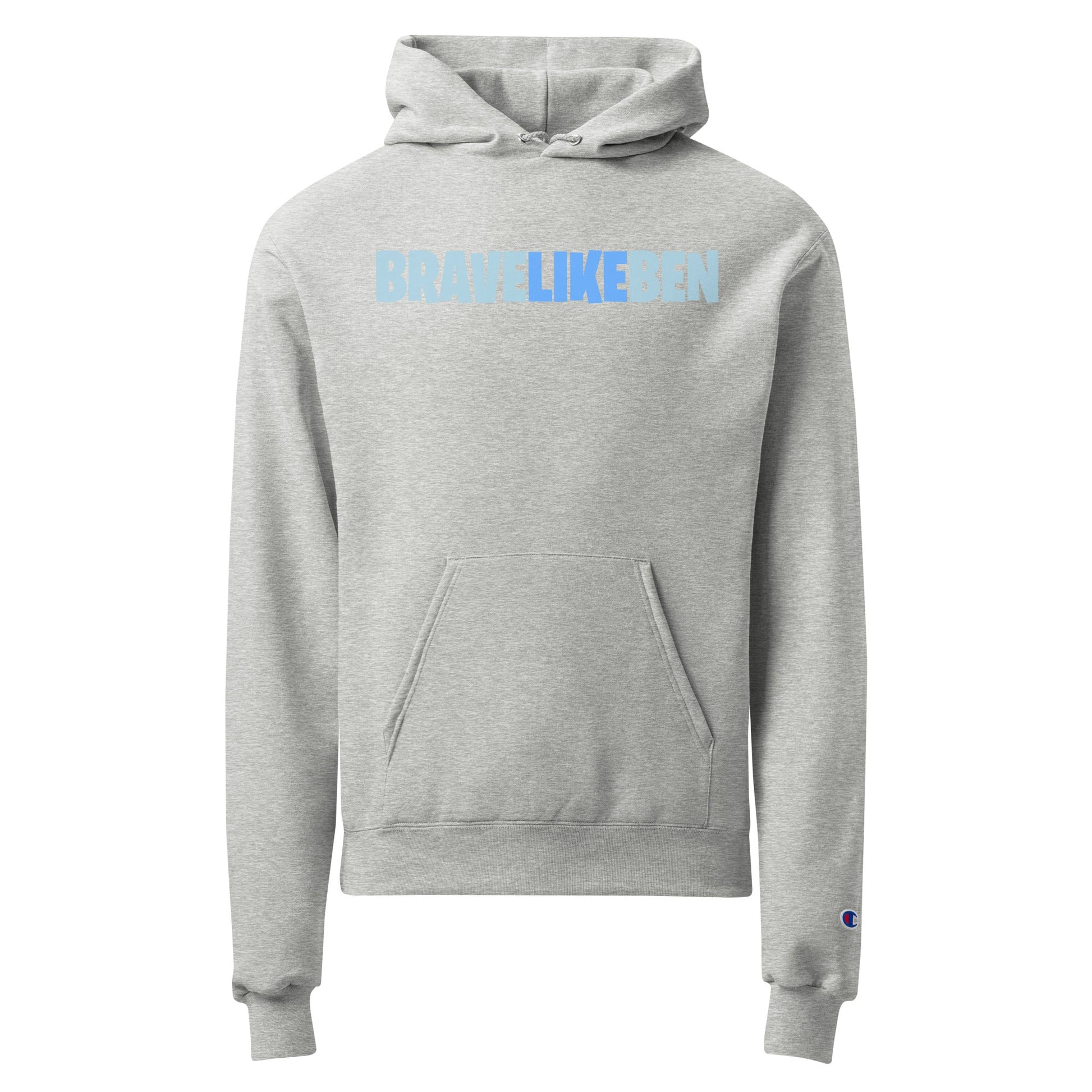 Signature | Champion Hoodie | Brave Like Ben | Wordmark Logo
