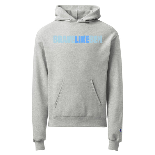 Signature | Champion Hoodie | Brave Like Ben | Wordmark Logo