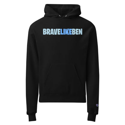 Signature | Champion Hoodie | Brave Like Ben | Wordmark Logo