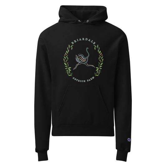 Signature | Champion Hoodie | Briardale Ostrich Farm | Crest Logo