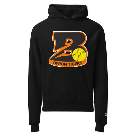 Signature | Champion Hoodie | Byron High School Softball | Softball Logo