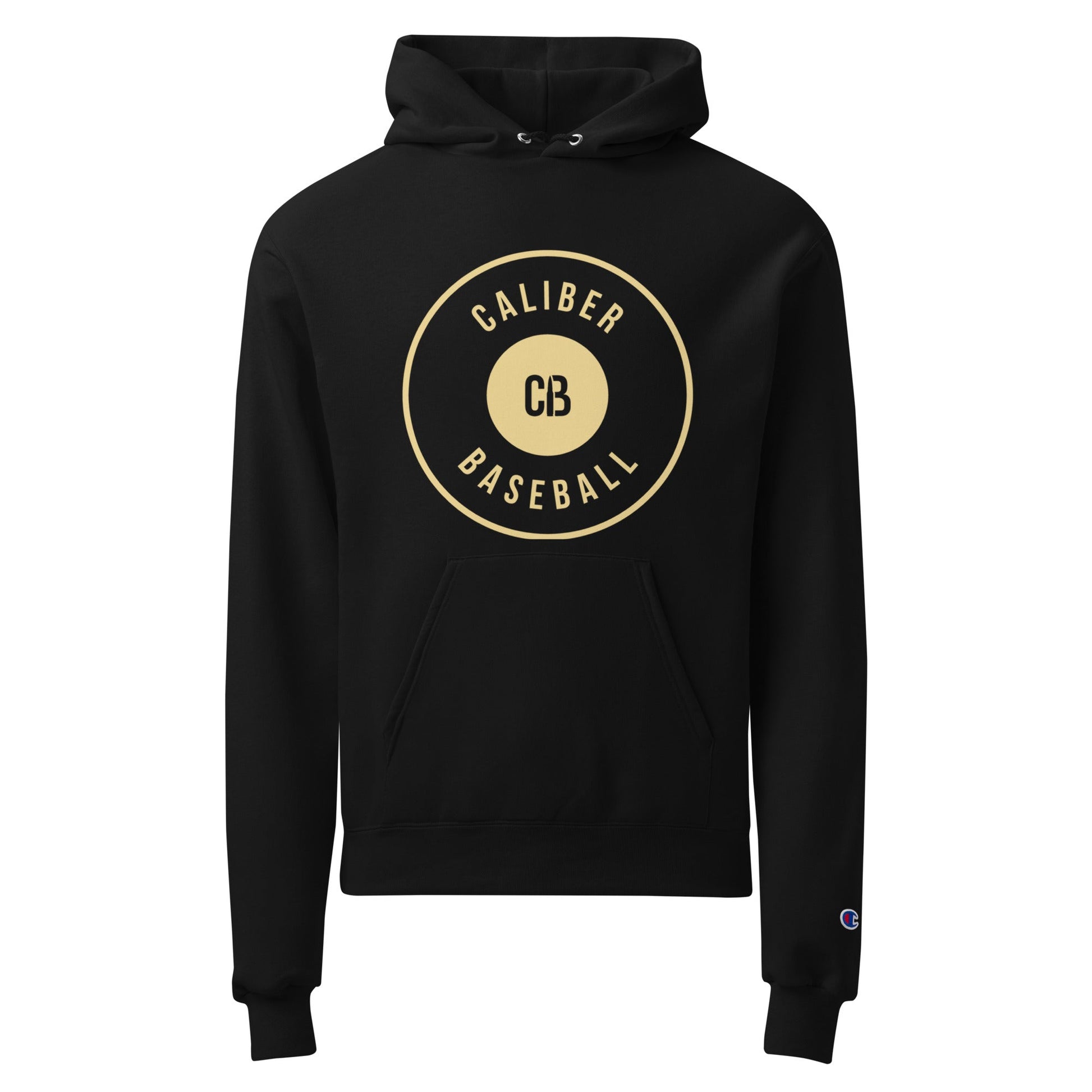 Signature | Champion Hoodie | Caliber Baseball | Crest Logo