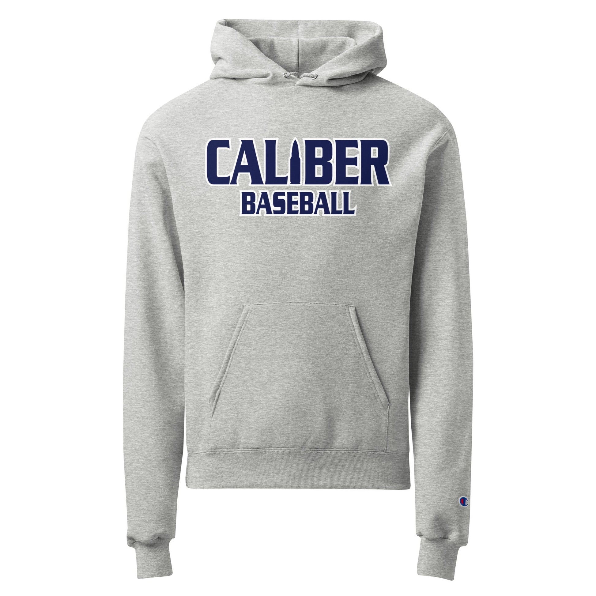 Signature | Champion Hoodie | Caliber Baseball | Varsity Script Logo