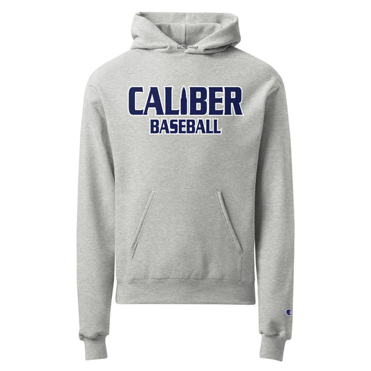 Signature | Champion Hoodie | Caliber Baseball | Varsity Script Logo