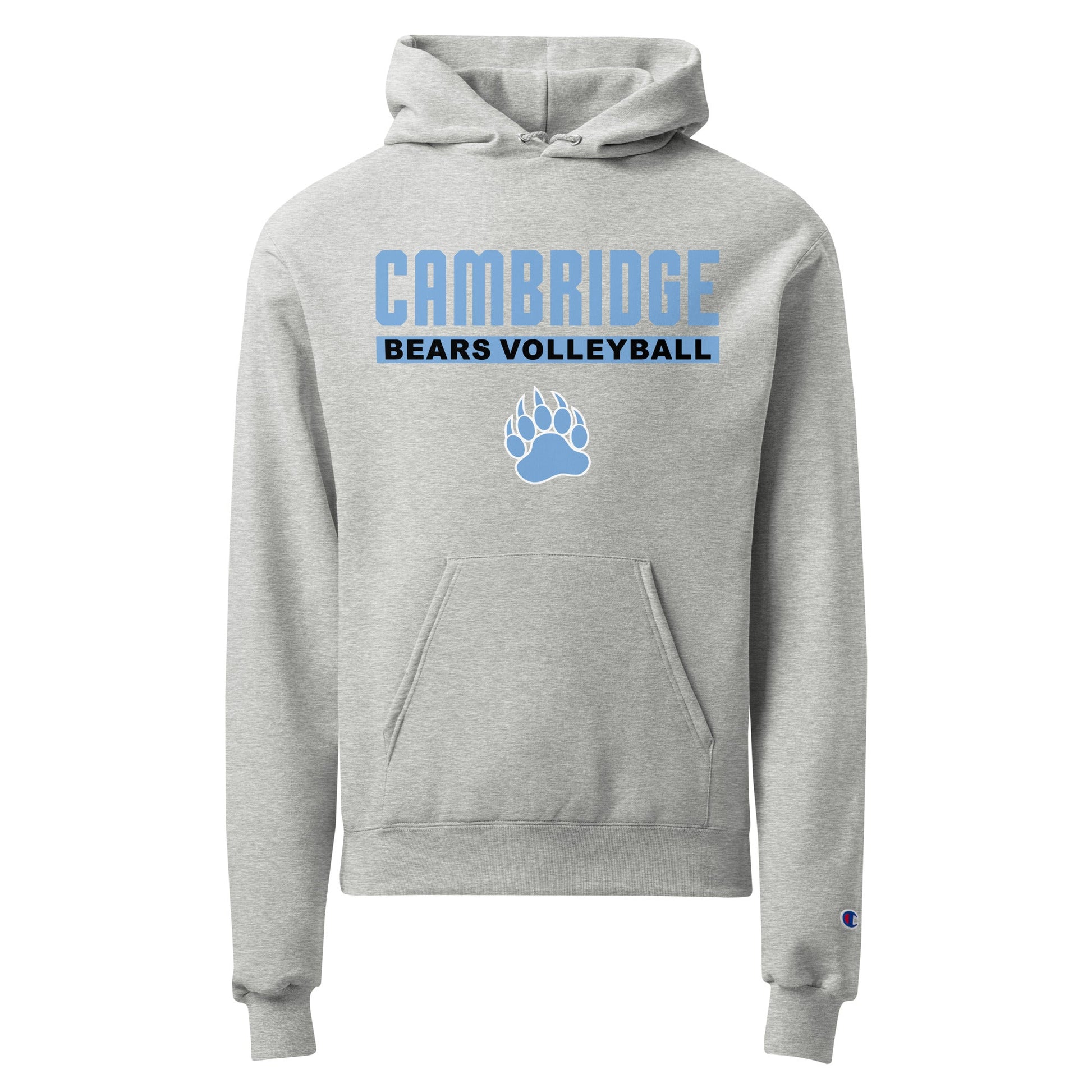 Signature | Champion Hoodie | Cambridge Volleyball | Script Paw Logo