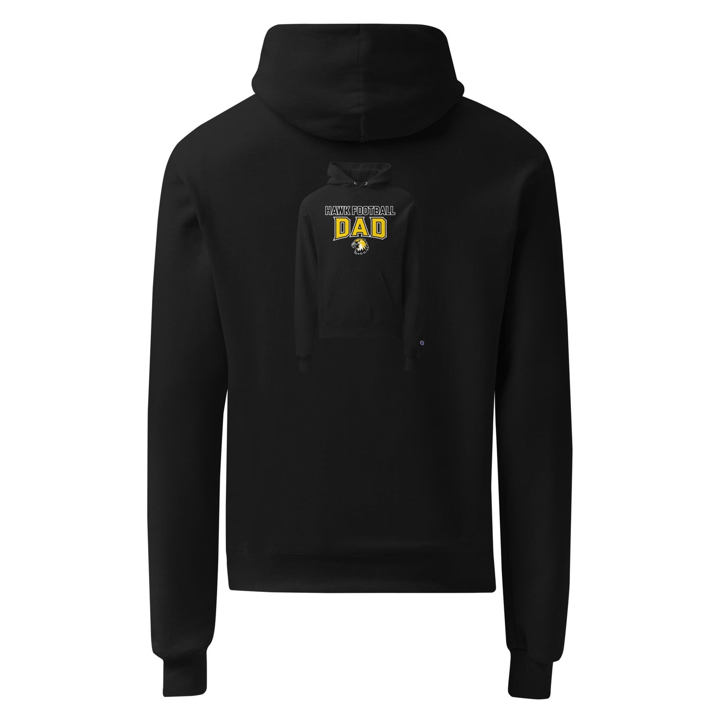 Signature | Champion Hoodie | Cardinal Ohara Hawks | Football Dad Logo