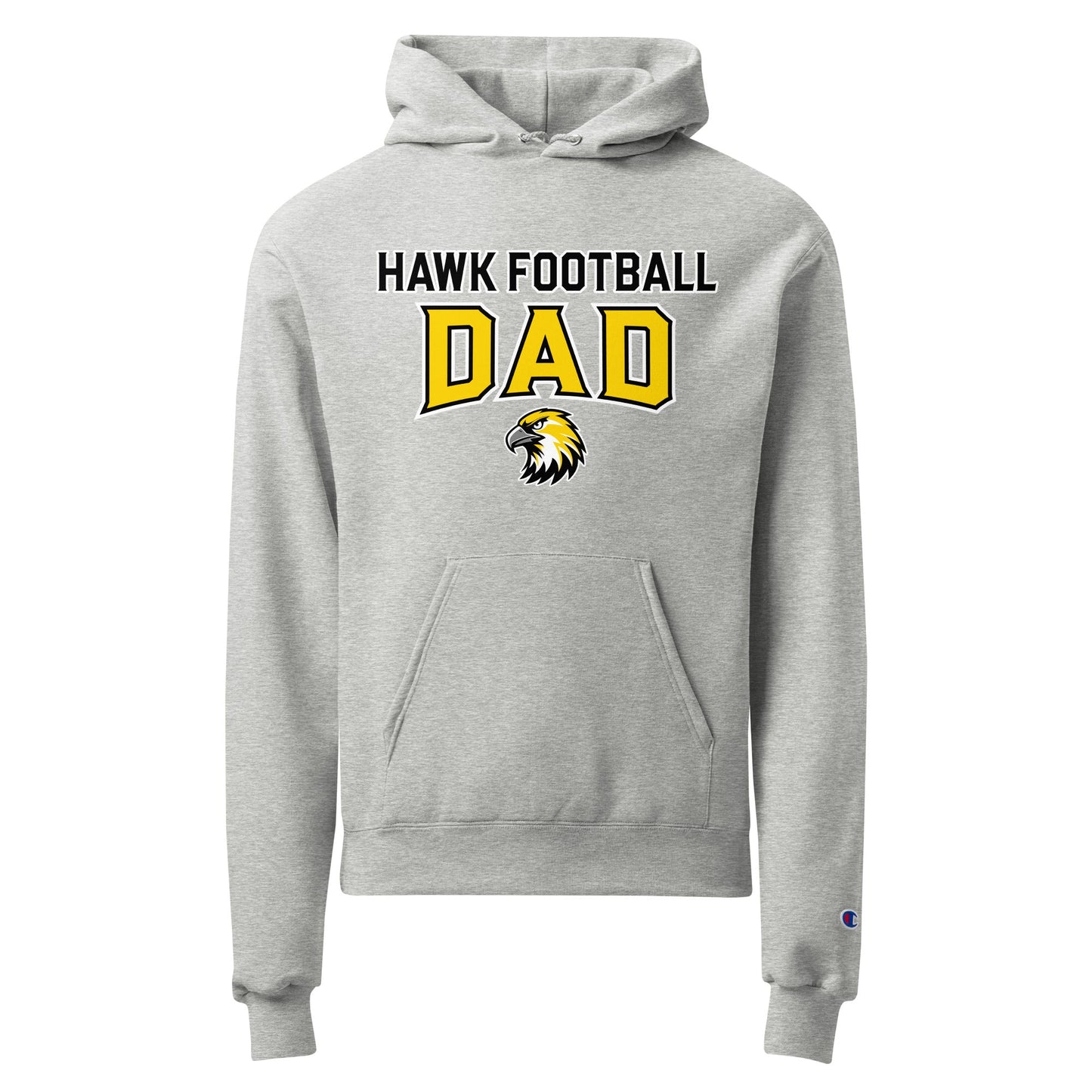 Signature | Champion Hoodie | Cardinal Ohara Hawks | Football Dad Logo