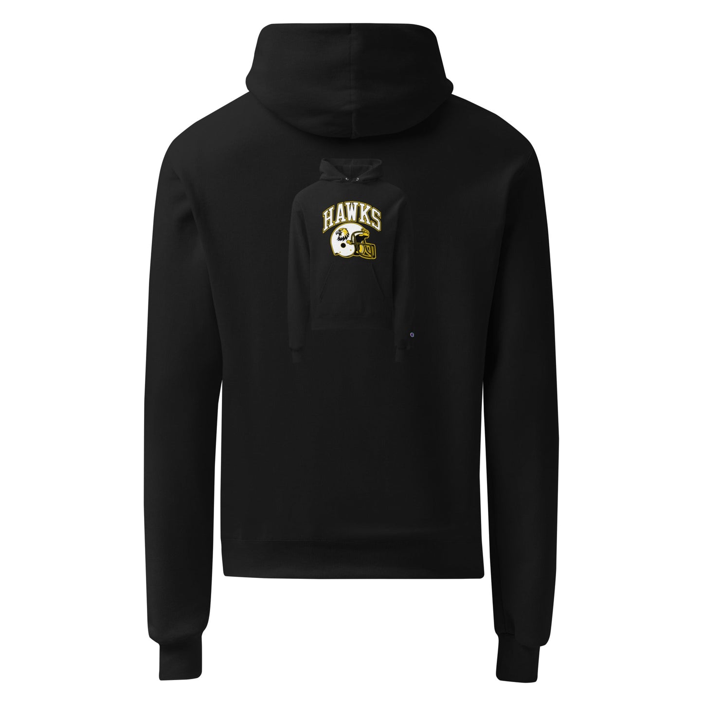Signature | Champion Hoodie | Cardinal Ohara Hawks | Football Helmet Logo